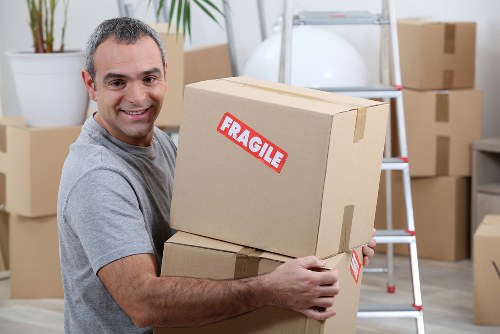 Removal team preparing a residential move in Kentish Town