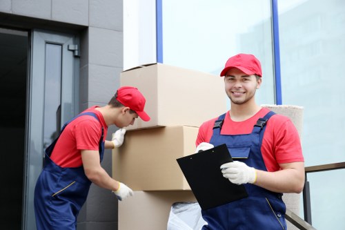 Secure transport of office files and IT equipment during a local move
