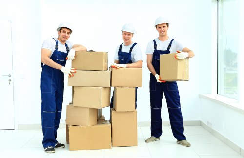 Home moving team preparing a property move in Kentish Town