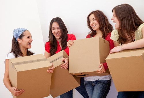 Packing and preparing items for storage in North London