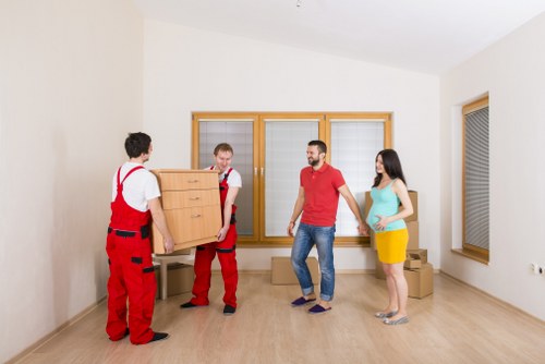Residential street access considerations for a moving truck in Kentish Town