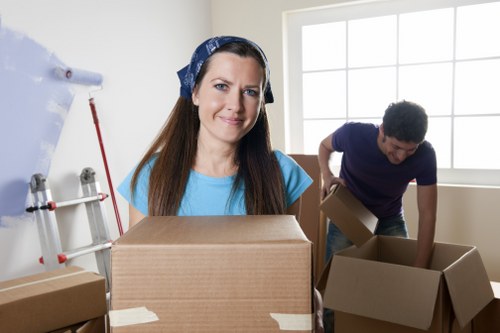 Commercial moving team handling business equipment in Kentish Town