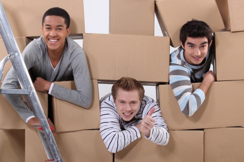 Charity donation items and recycled goods from a Man and Van Kentish Town job