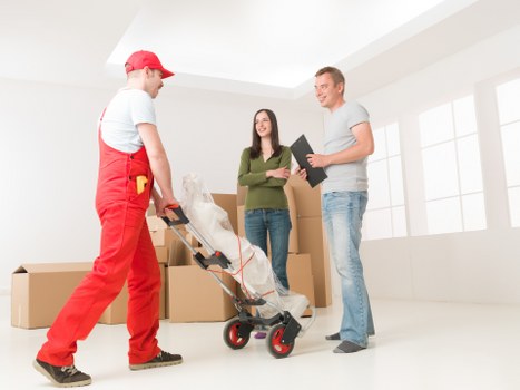 Man and van service assisting with a home move in Kentish Town
