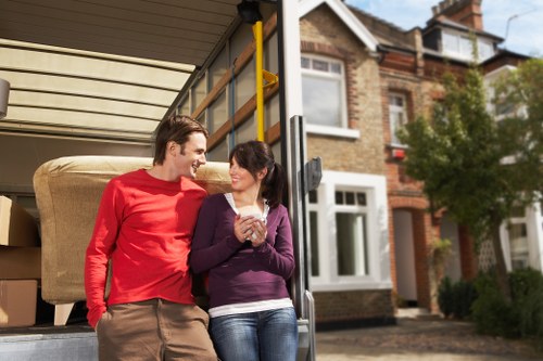 Local moving team handling household items in Kentish Town